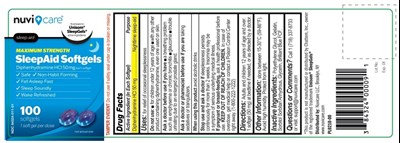 PL0210-00 NC-Sleep Aid Soft Gels-100ct - PL0210 00 NC Sleep Aid Soft Gels 100ct